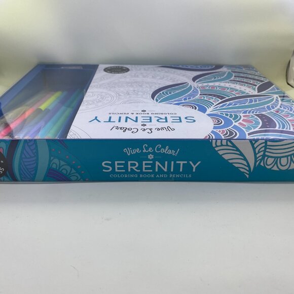 Vive Le Color! Serenity Coloring Book & Pencils - Picture 4 of 10